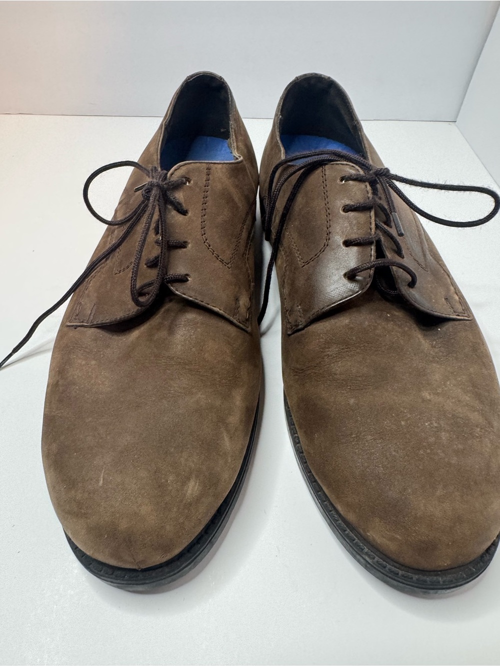 Brown Shoes'Portland'Brown Leather Oxford Dress Shoes Men's Size 10.5W